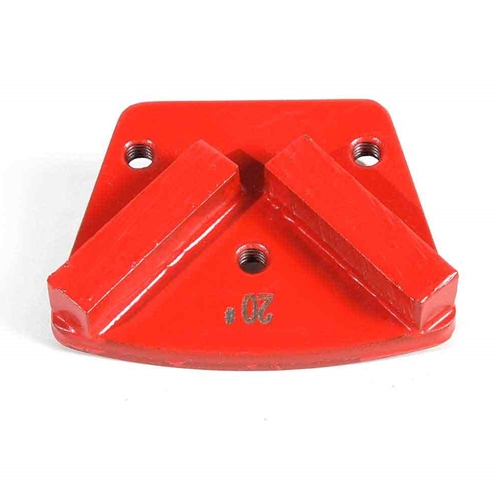 Trapezoidal 20 grit diamond block (6mm thick base)