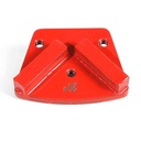 Trapezoidal 20 grit diamond block (6mm thick base)