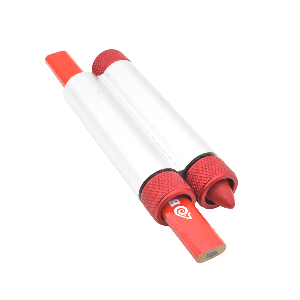 Aluminum Body Dual Marker Holder for Carpenters Pencil/Lumber Crayon - DISPLAY PACK