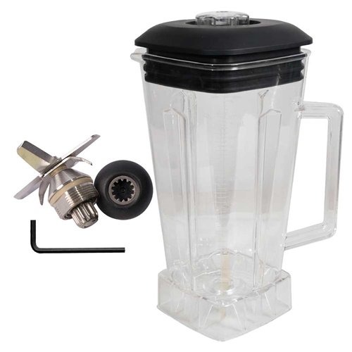 Vita-Mix Replacement Jug with Top Cover , 6 Blade Leaf,  Socket and Hex Key