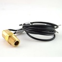 Cable Operated Air Tank Drain Valve, 1/4" Male NPT with 5ft Cable
