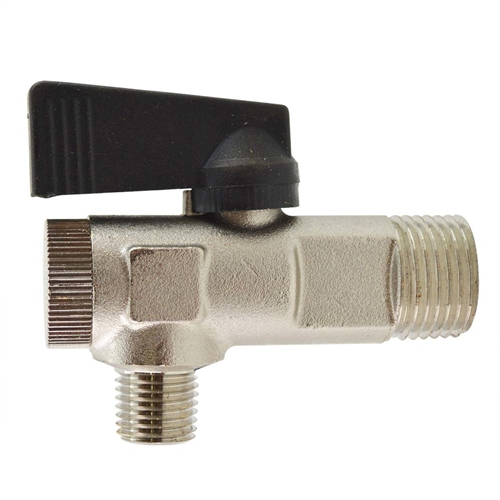 1/2" x 1/4" MPT Compact Ball Valve Y Strainer Combination (Male to Male) 600 PSI