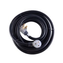 Welder Extension Cord, 8AWG, 25FT, w/ Lighted End