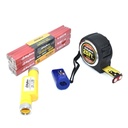 Carpenter Tools Kit - 25ft Tape Measure, Carpenter Pencil, Sharpener, Pencil/Crayon Holder