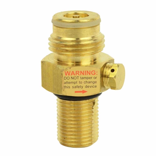 Pin Valve for Co2 Paintball Tanks - Brass