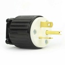 20A-125V 3-Blade NEMA 5-20P Straight Electrical Plug