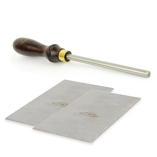 Cabinet Scraper Flat 2.5" (2pcs)  x 5" + Crown Burnisher Kit