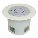 Twist Lock Receptacle Flange 3-Pole 4-Wire 20A 125/250V NEMA L14-20R