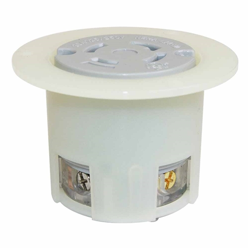 Twist Lock Receptacle Flange 3-Pole 4-Wire 30A 125/250V NEMA L14-30R
