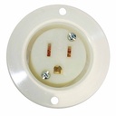 Std Receptacle Flange 2-Pole 3-Wire 15A 125V NEMA 5-15R