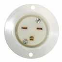 Std Receptacle Flange 2-Pole 3-Wire 15A 250V NEMA 6-15R