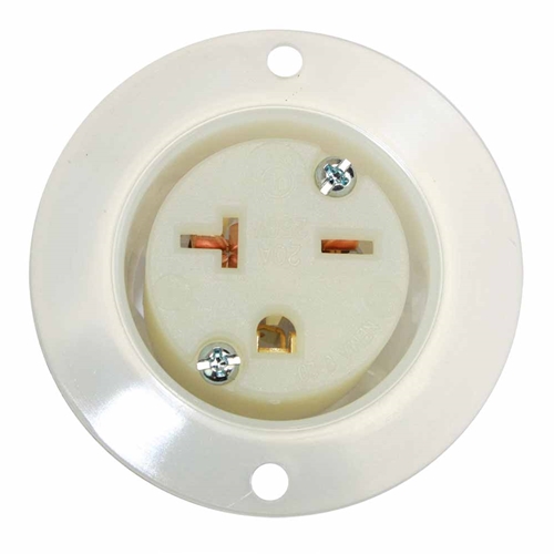 Std Receptacle Flange 2-Pole 3-Wire 20A 250V NEMA 6-20R