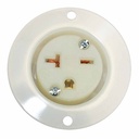Std Receptacle Flange 2-Pole 3-Wire 20A 250V NEMA 6-20R