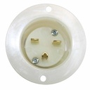 Std Flange Plug 2-Pole 3-Wire 15A 250V NEMA 6-15P