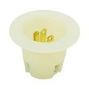 Std Flange Plug 2-Pole 3-Wire 20A 250V NEMA 6-20P