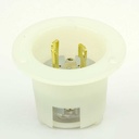 Twist Lock Flange Plug 2-Pole 3-Wire20A 125V NEMA L5-20P