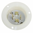 Twist Lock Flange Plug 3-Pole 4-Wire 20A 250V NEMA L15-20P