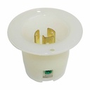 Twist Lock Flange Plug 2-Pole 3-Wire 15A 125V NEMA L5-15P