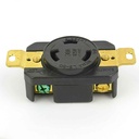 30A 125V NEMA L5-30R Black