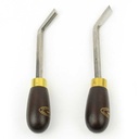 1/4 Inch Dog Leg Corner Cleaning Chisels  (Set of 2)