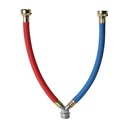 747-T 1ft Rubber Washing Machine Y Mixer Hose Connector