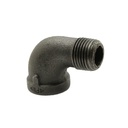 1/4" Black Steel 90 Street Elbow