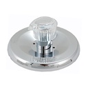 2610-T Tub/Shower Single Handle Trim Kit for Moen Posi-Temp Style, Acrylic Handle, Chrome Finish Faceplate Trim