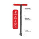 3/4" x 36" Solid Steel Water Meter Valve Key
