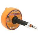 722-T 1/4" X 25ft Power Drill Canister Auger / Drain Snake (Plastic Drum)