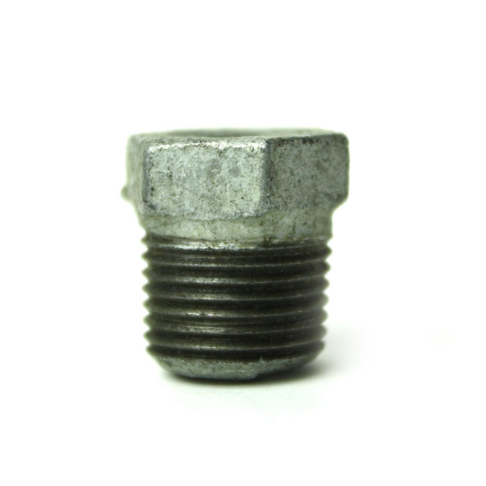 3/8" x 1/8" Galvanized Steel Hex Bushing