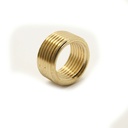 1/2" x 3/8" Brass Face Bushing