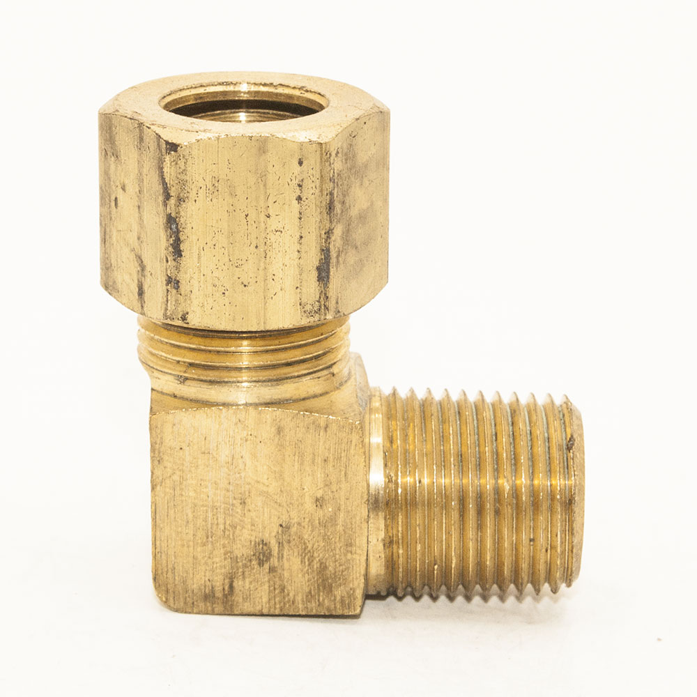 69 1/8" x 1/8" Lead-Free Brass Compression MIP Elbow
