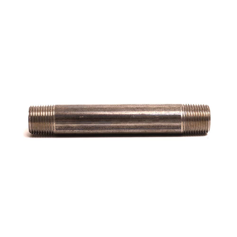 3/8" X 4" Black Steel Nipple