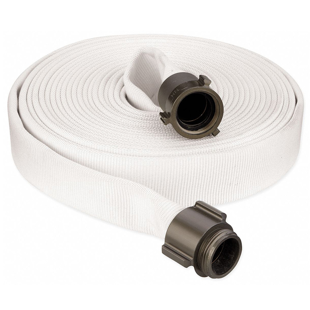1-1/2" × 100 ft Double Jacket w/Aluminum NST Coupling - PU Lining 300 PSI