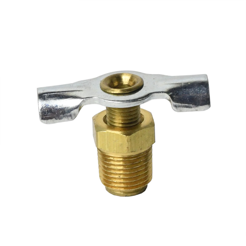 1230-T #320-C 1/8" NPT Male Drain Cock Valve (VP21)