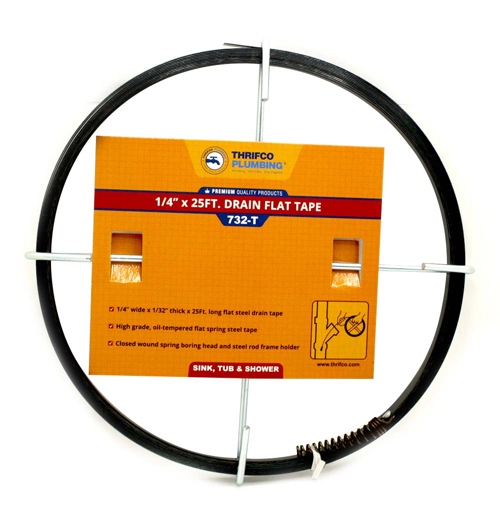 1/4" X 25ft Flat Drain / Sewer Tape