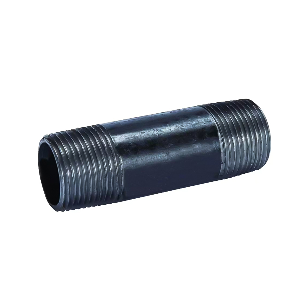 1/4" X 5" Black Steel Nipple