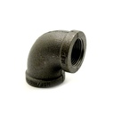 3/8" Black Steel 90 Elbow