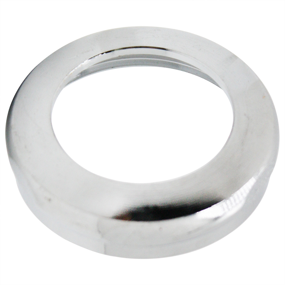 117-T 1-1/2" x 1-1/4" Tubular Brass Slip Joint Nut with Washer - Chrome Plated