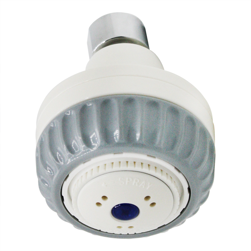 134-T Adjustable Massage Shower Spray Head - White