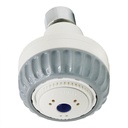 134-T Adjustable Massage Shower Spray Head - White
