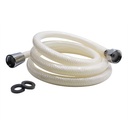 166-T 59" Vinyl Shower Hose - White