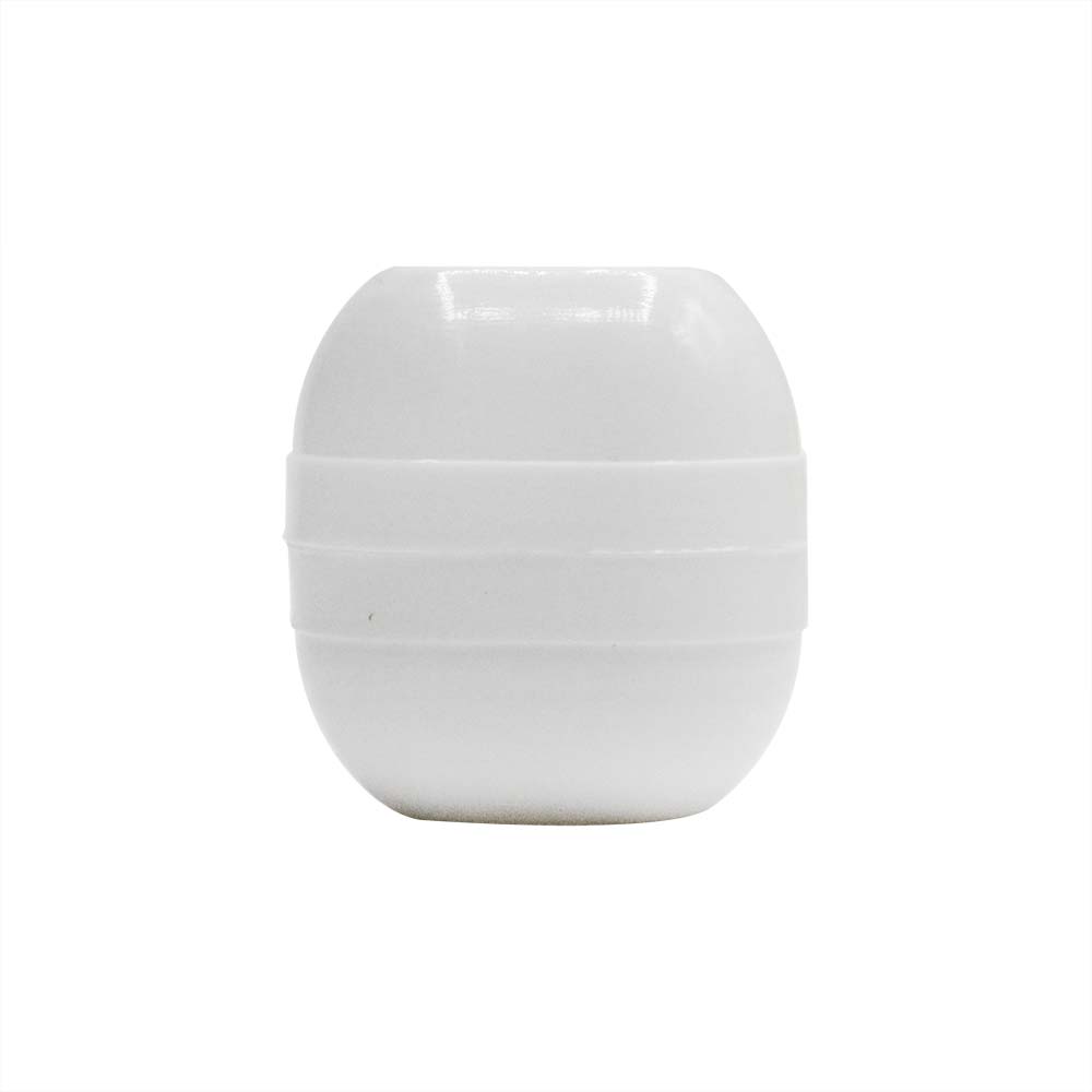 185-T Plastic Toilet Bolt Caps - White Oval