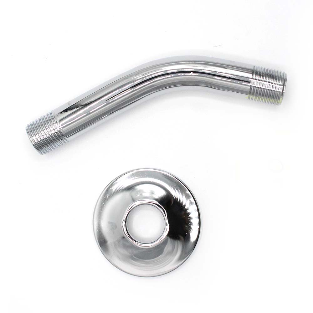 210-T 6" Shower Arm with Flange - Chrome