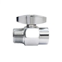 225-T Brass Shower Water Volume / Flow Control - Chrome