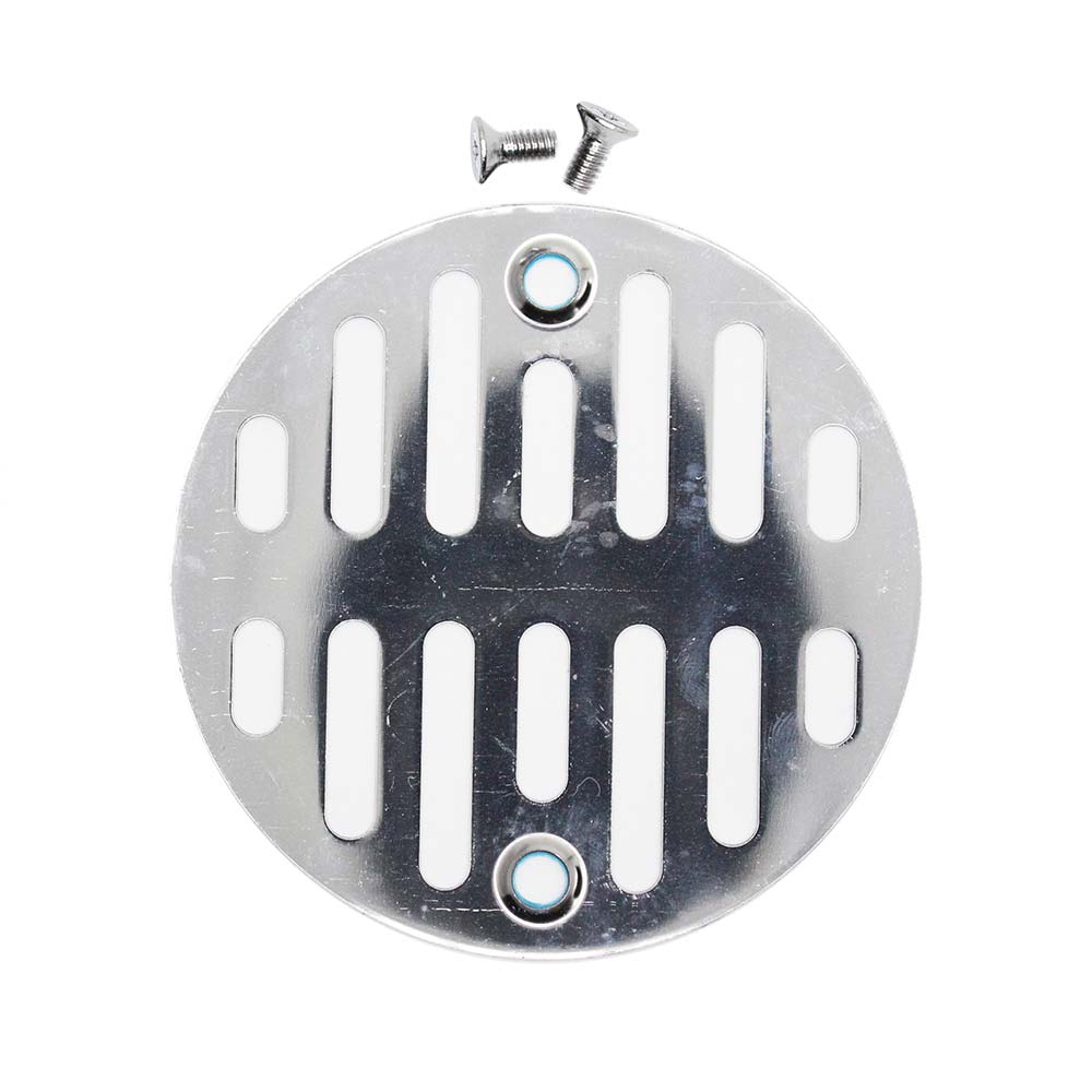 249-T 3-3/8 in. Screw-In Shower Drain Strainer w/ 10-24 x 1/2" Screws