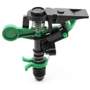 396-T 1/2'' Full/Part Circle Heavy Duty Plastic Impact Sprinkler