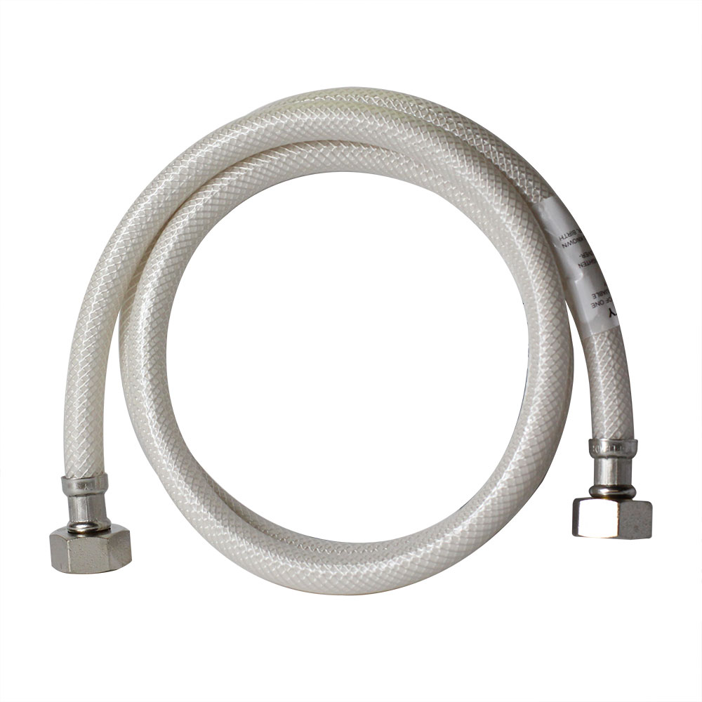 446-T 3/8" Comp x 1/2" FIP Flexible Braided PVC 48" Extended Faucet Riser