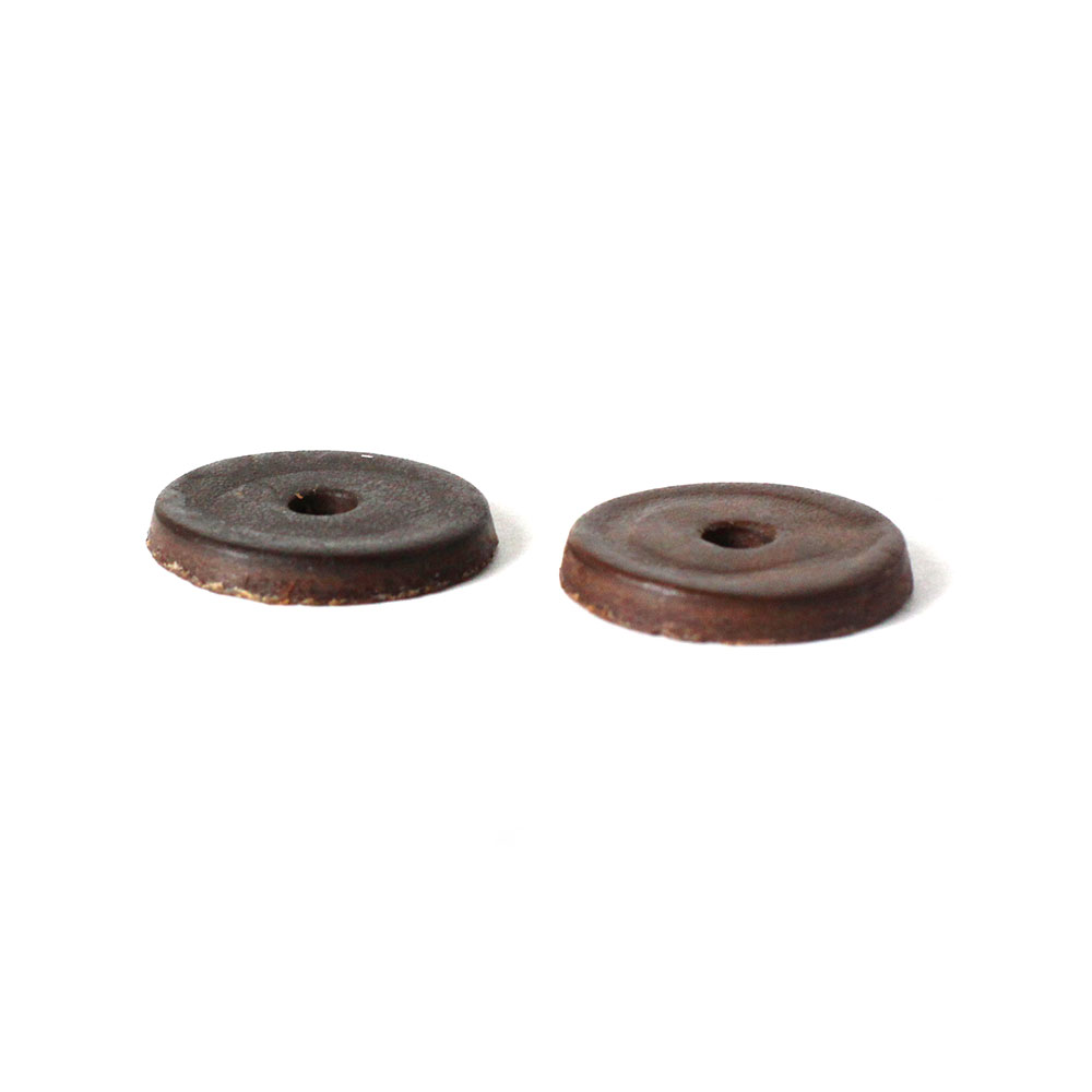 523-T 1/2" & 3/4" Wax Leather Garden Valve Washers (2-Pack)