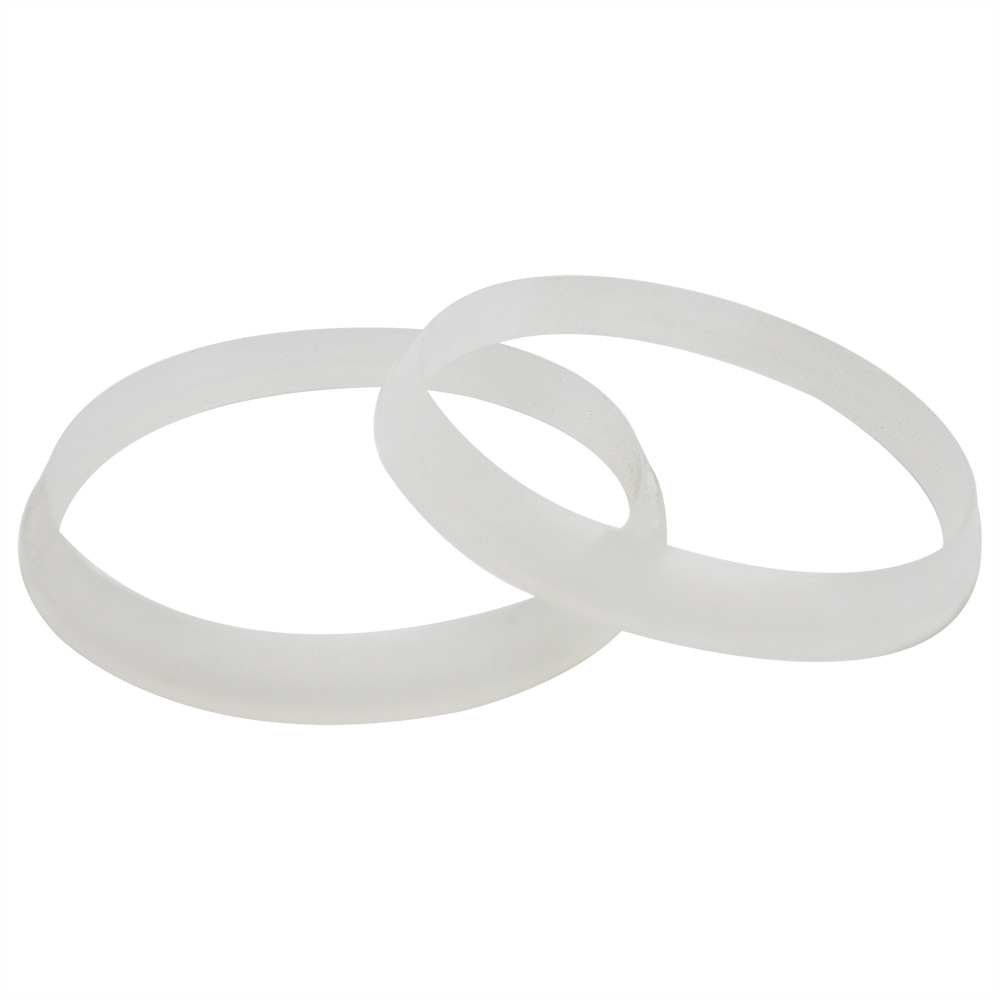 584-T 2" Poly Clear Slip Joint Beveled Washer (2-Pack) 